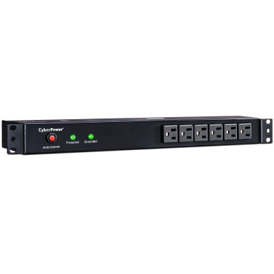 CyberPower RKBS15S6F8R Rackmount surge protector, 15-Amp, 3600 Joules, 14 NEMA 5-15R outlets CyberPower RKBS15S6F8R Rackmount surge protector, 15-Amp, 3600 Joules, 14 NEMA 5-15R outlets